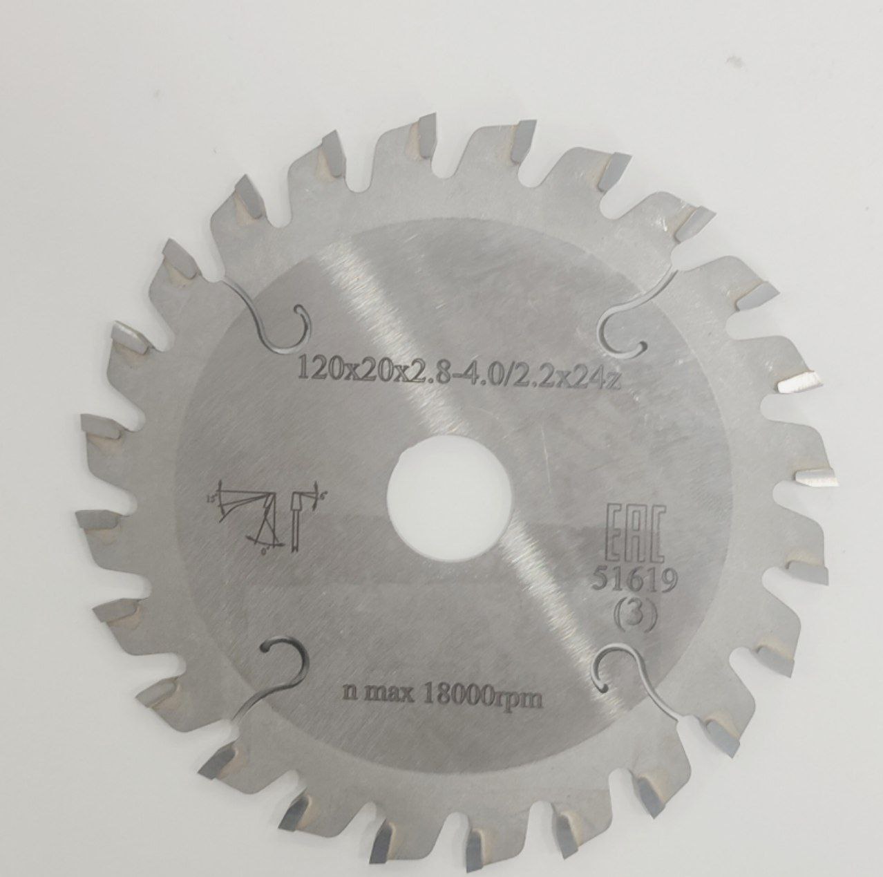 Пила дисковая WC 120*20*2,8/2,2/24z