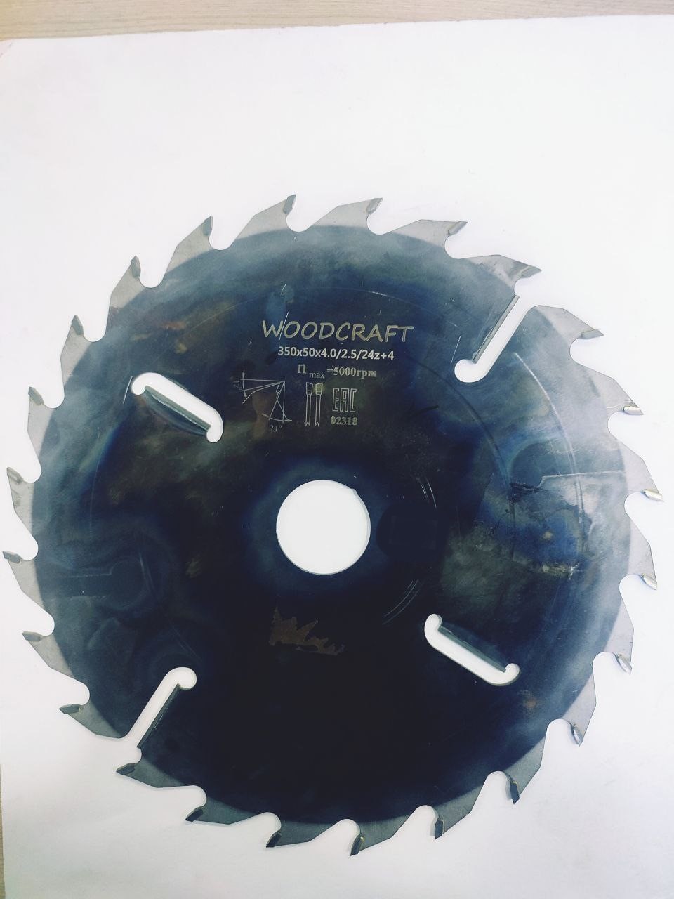 Пила дисковая WC 350*50*4,0/2,5/24z+4